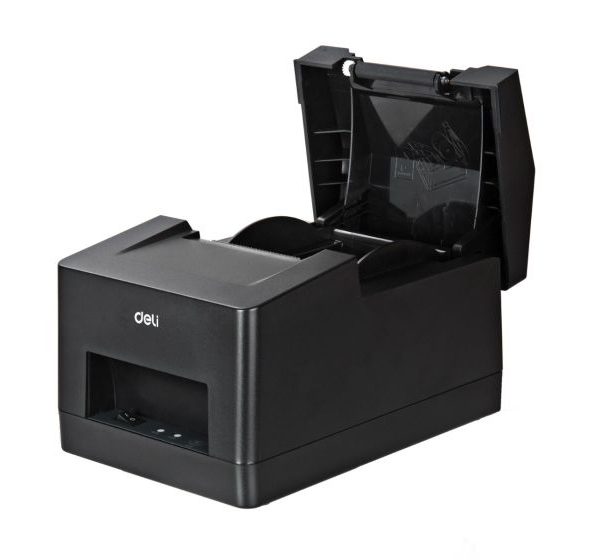 Imprimante thermique sans fil DELI 581PW en action