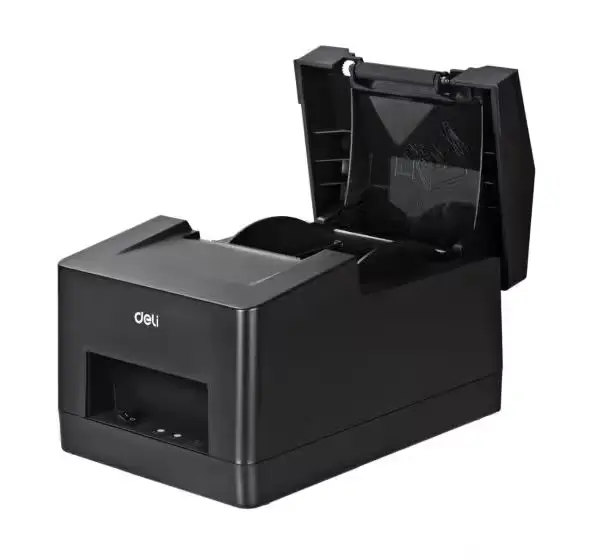 Imprimante thermique sans fil DELI 581PW en action