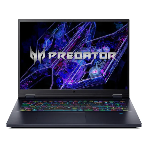 Clavier RGB du Acer Predator Helios Gaming avec rétroéclairage personnalisable.