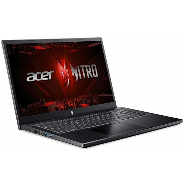 Vue latérale du Acer Nitro V15 avec design élégant