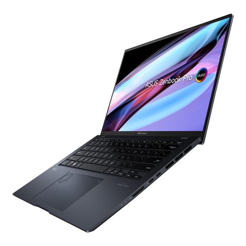 Clavier rétroéclairé du Zenbook Pro 14 avec un design ergonomique et premium.