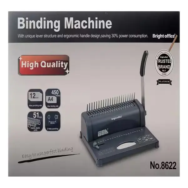 Machine spiraleuse Bright office 8622 vue frontale