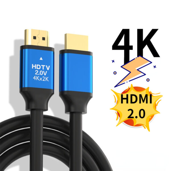 Câble HDMI 1.5m, compatible avec téléviseurs, consoles de jeux et PC.