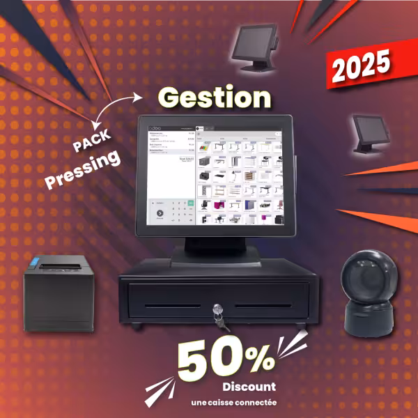 Pack Caisse enregistreuse pour pressing