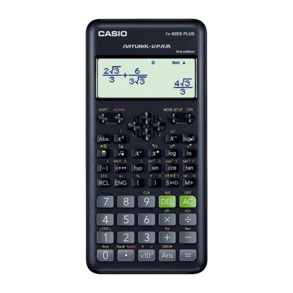 Calculatrice Casio FX-82ES PLUS 2nd édition – Noir