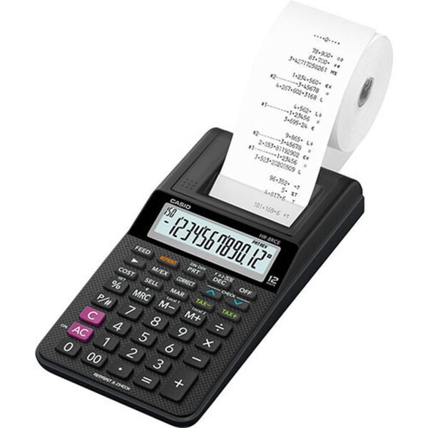 Calculatrice Casio HR-8RCE vue frontale