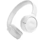 Casque JBL Tune 520 BT Blanc en charge avec USB-C