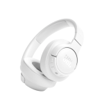 Casque JBL Tune 720BT Blanc porté par un utilisateur