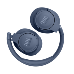 Casque JBL Tune 770NC Bleu porté par un utilisateur