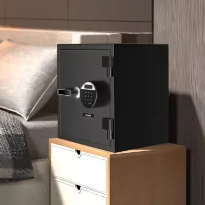 Coffre-fort ignifuge DELI T581 avec serrure à clé