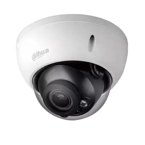 Caméra de surveillance Dahua 5M IPC-HDBW2541R-ZAS VF Dome vue de face, design élégant et compact.