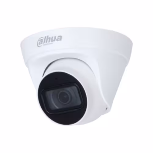Caméra Dahua IP 2M DH-IPC-HDW1230T1-A-S5 vue avant, caméra de sécurité audio dome.