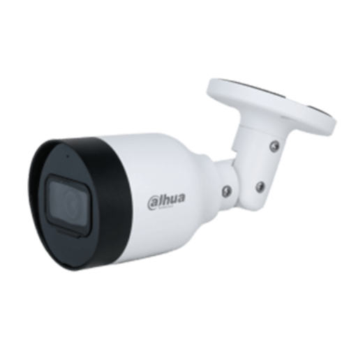 Camera surveillance IP Dahua 5M IPC-HDBW1530S-S6 Bullet vue avant, avec design moderne et compact.