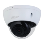 Caméra IP Dahua 8M DH-IPC-HDBW2841E-S avec objectif 2.8mm, vue de face.