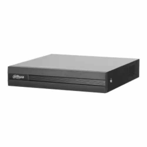 Vue générale du DVR Dahua Cooper DH-XVR1B08H-I avec des ports pour caméras analogiques et IP