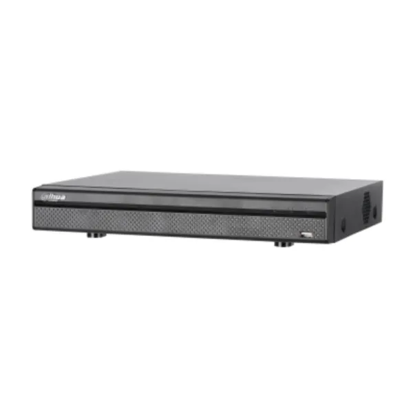 Vue avant du DVR Dahua DH-XVR5116H-4KL-I3, design compact et robuste pour une surveillance avancée.