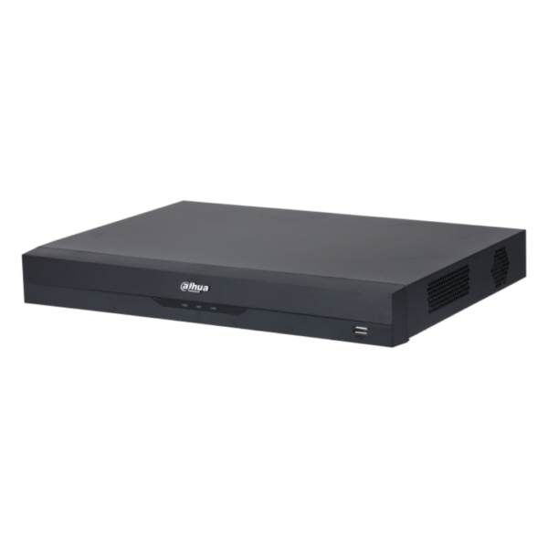 Vue avant du DAHUA DVR DHI-NVR4232-EI avec ports de connexion