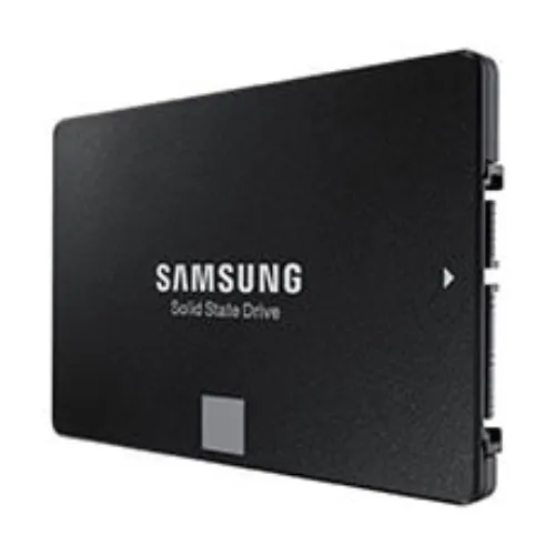 Vue de dessus d’un disque SSD 2.5 pouces 128 Go reconditionné