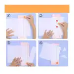 Massicot rogneuse A5 bleu vue frontale