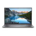Vue latérale du Dell Inspiron 5515, montrant son châssis en aluminium et son design premium.