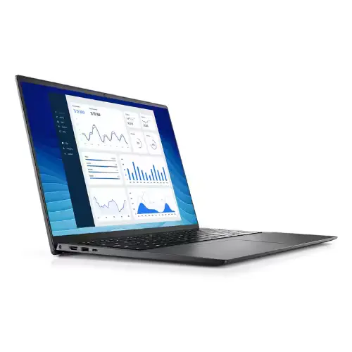 Détail de l'écran Full HD du Dell Vostro 5625 avec clavier et trackpad