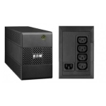 Onduleur Eaton 5E 500 VA en fonctionnement avec des appareils connectés.