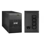 Onduleur Eaton 5E 500 VA en fonctionnement avec des appareils connectés.