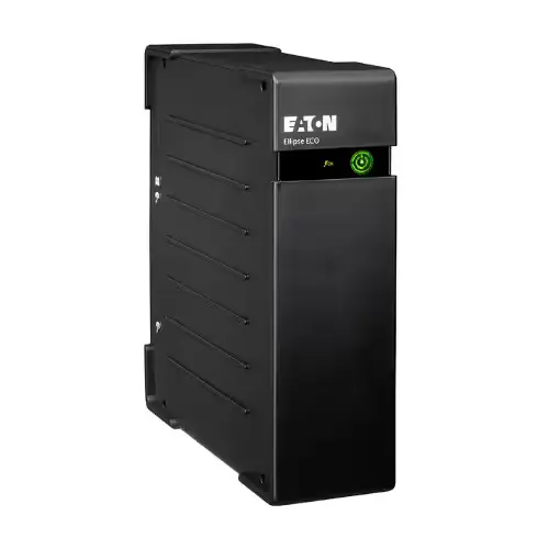 Zoom sur les prises de l’onduleur Eaton Ellipse ECO 800 USB FR.