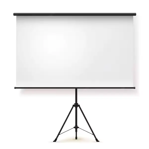 Écran de projection manuel trépied 180x180