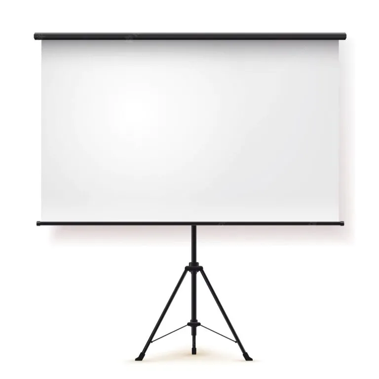 Écran de projection manuel trépied 200x200 cm