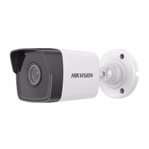 Caméra IP HIKVISION DS-2CD1023G0-IUF vue de face avec un design bullet compact et