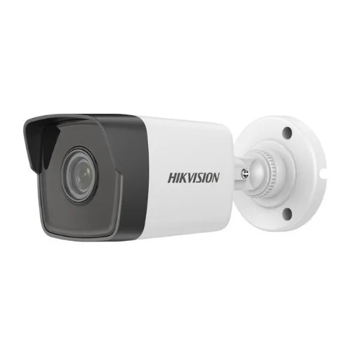 Caméra IP HIKVISION DS-2CD1023G0-IUF vue de face avec un design bullet compact et