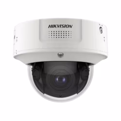 Caméra IP HIKVISION 4MP iDS-2CD7146G0-IZHSY vue de face, avec objectif varifocal et technologie DeepinView.