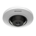 Caméra IP HIKVISION DS-2CD2955G0-ISU vue de face avec objectif fisheye.