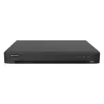 Panneau arrière du DVR HIKVISION IDS-7216HUHI-M2/X avec ports HDMI, VGA et BNC.
