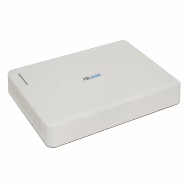 Enregistreur vidéo numérique HILOOK DVR-116G-F1 blanc, design élégant et moderne pour une sécurité optimale.