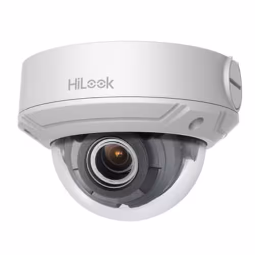 Vue de la caméra dôme HILOOK IPC-D620H-V installée au plafond.