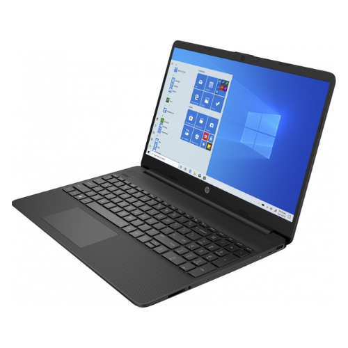 Vue de côté du HP 15S 6D6Y2EA avec clavier et écran Full HD 15.6 pouces