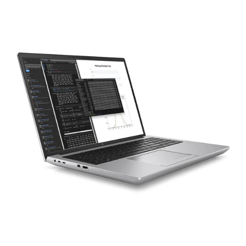 Détail du clavier rétroéclairé du HP ZBook Fury 16 G9, conçu pour un confort optimal.