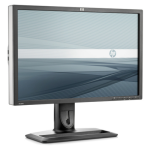 Vue arrière de l'écran HP ZR24W avec ses ports de connexion.