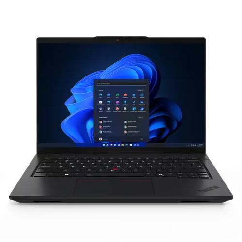 Lenovo ThinkPad L14 Gen 5 ouvert, affichant son écran Full HD.