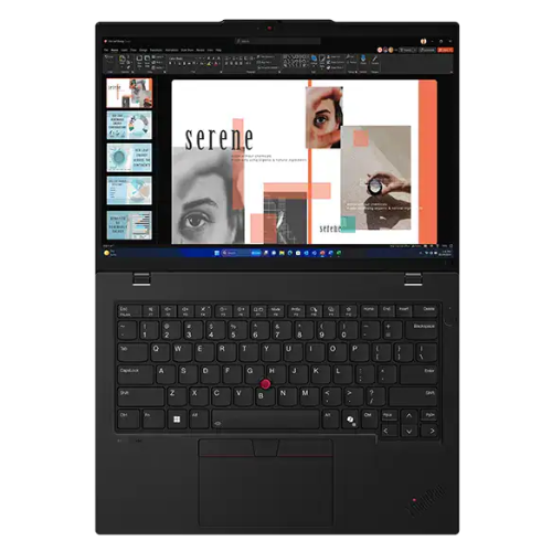 Clavier ergonomique rétroéclairé du Lenovo ThinkPad L14 Gen 5.