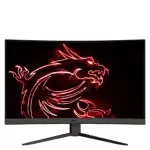 MSI Ecran Optix G32C4, écran incurvé 31,5″ Full HD noir, vue de face.