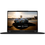 MSI Stealth 18 vue de face avec écran allumé