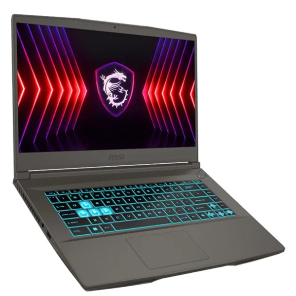 Clavier rétroéclairé du MSI THIN 15 B12UC avec une finition élégante