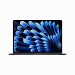 Vue de face du MacBook Air M3 2024 avec écran Retina vibrant.