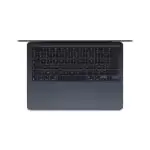 MacBook Air M3 2024 ouvert, affichant son design épuré et clavier rétroéclairé.