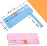Massicot rogneuse A5 rose vue frontale