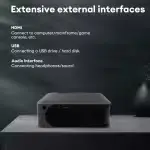 Connexions HDMI et USB du projecteur DELI VS6002