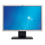 Vue avant de l’écran HP LP2465, design sobre et élégant.